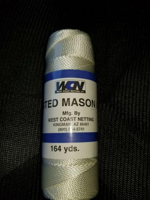 18 White Mason Twine 1/2 lb. Netting